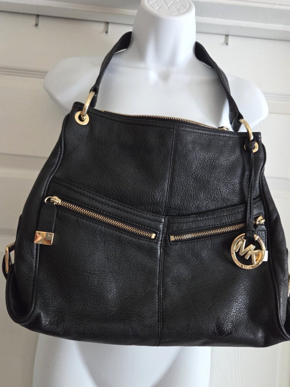MICHAEL KORS LAYTON PEBBLE BLACK PEBBLE